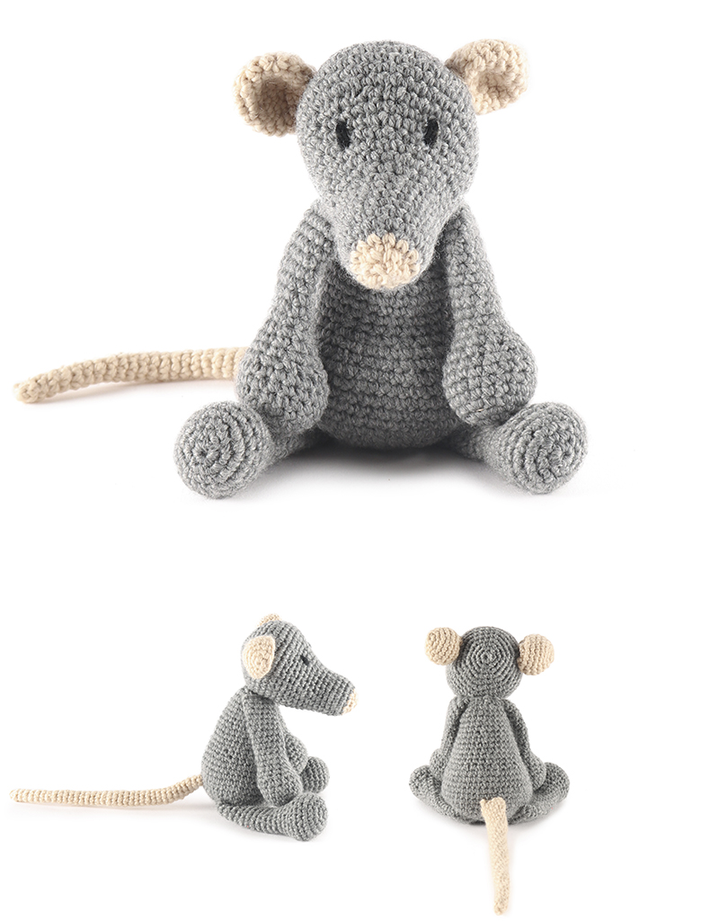 toft ed's animal ian the rat amigurumi crochet